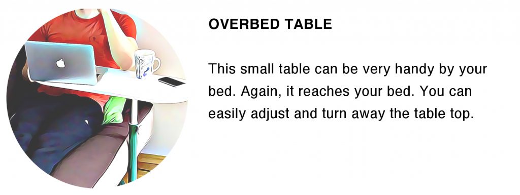 overbed table